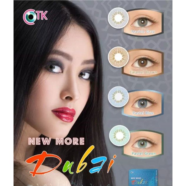 SOFTLENS MINUS NEW MORE DUBAI CRYSTAL GREY 14.5mm (-6.00) GRATIS TEMPAT SOFLEN