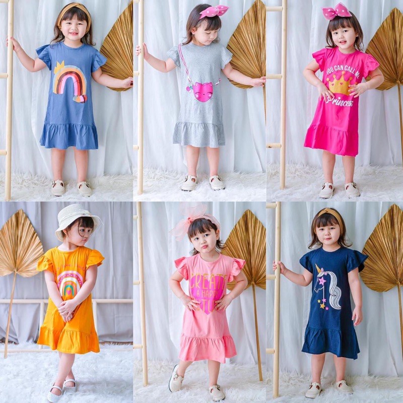 restock Dress Smile Anak Perempuan,