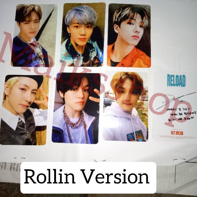 NCT Dream Reload Photocard Kpop