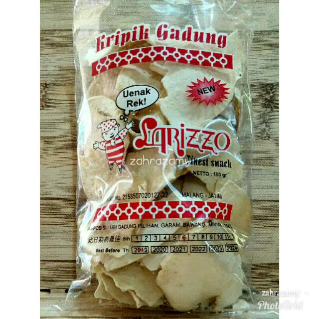 

KERIPIK GADUNG LARIZZO