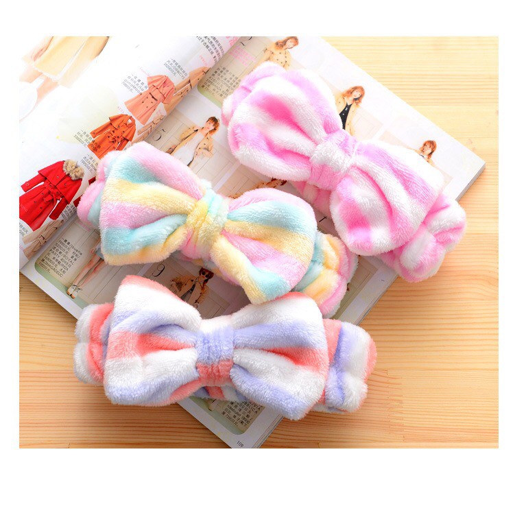 INFY Bandana Bando Rambut Motif Pita Bando Rambut Mandi Gaya Korea Bando Fashion Wanita Import R027