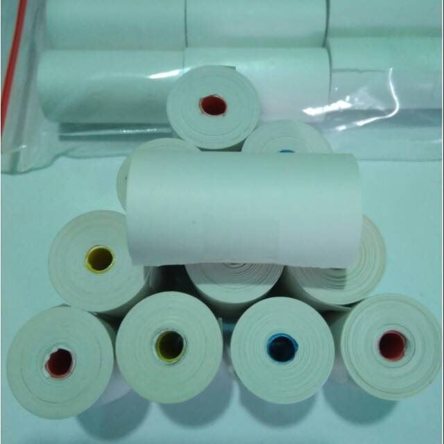 

Kertas kasir thermal diameter 37x20 mm.