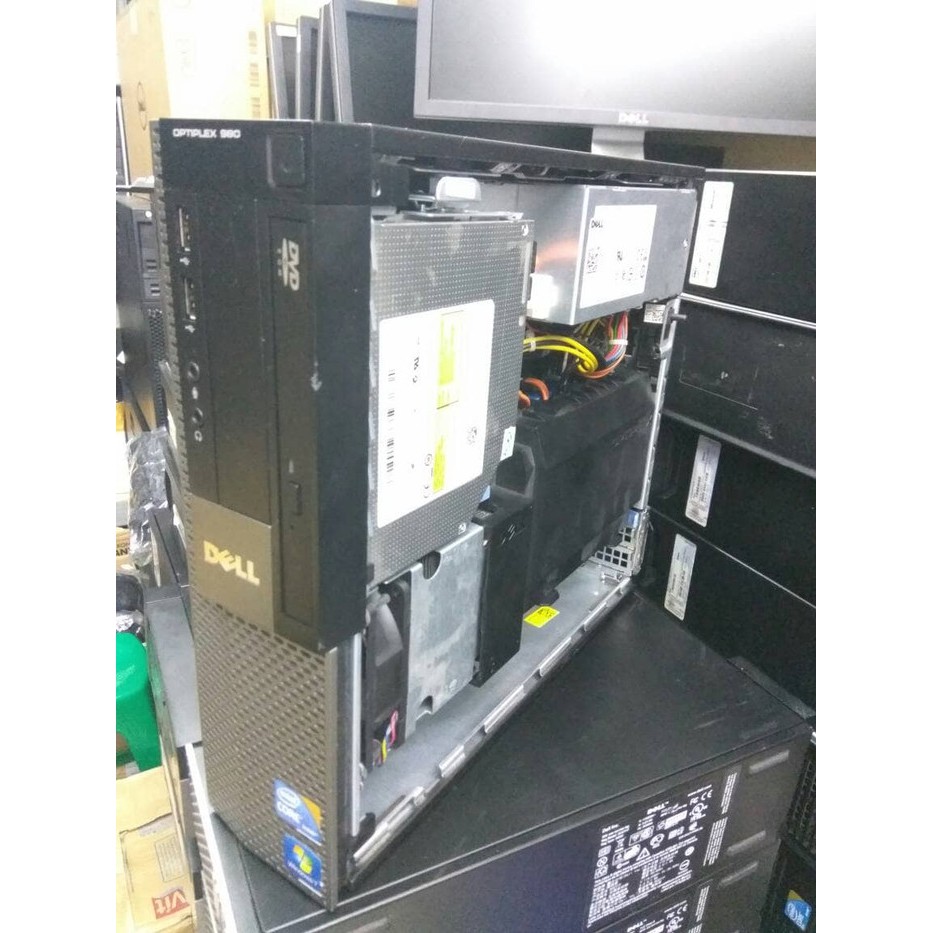 KOMPUTER SECOND BUILDUP BRANDED DELL OPTIPLEX 980 MINI SFF, CORE  i3-3.0GHZ/4GB/250GB/DVD RW WINS 7 SIAP PAKEI