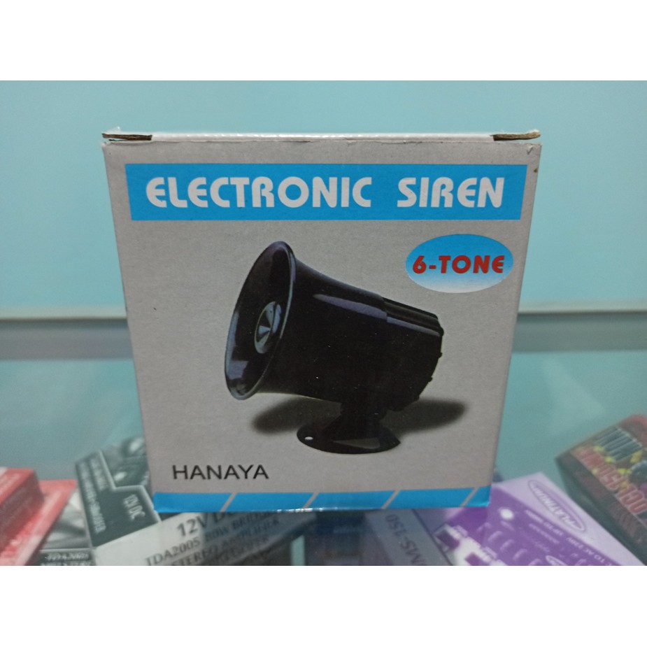 SIRENE Hanaya 12V 20W 6 Tone High Decibel Active Horn Buzzer Siren