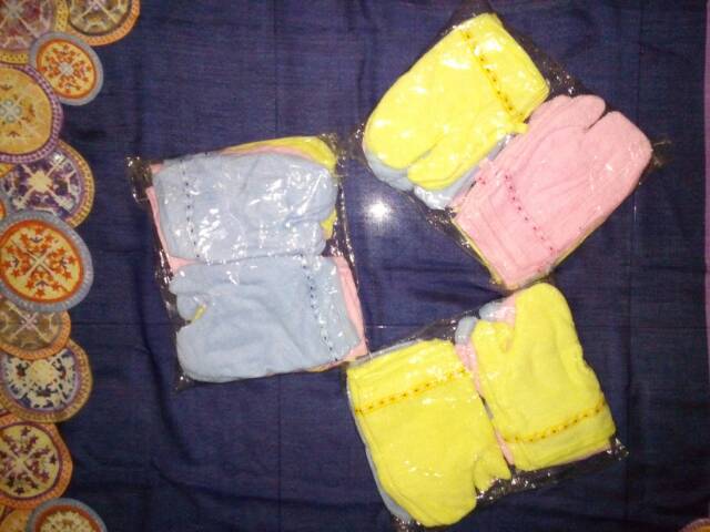 Washlap waslap 12 pcs lap mandi bayi murah grosir model Jari