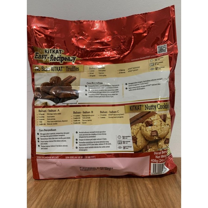 Kit Kat Coklat Import Malaysia Chocolate Kitkat 24 Value Pack Shopee Indonesia