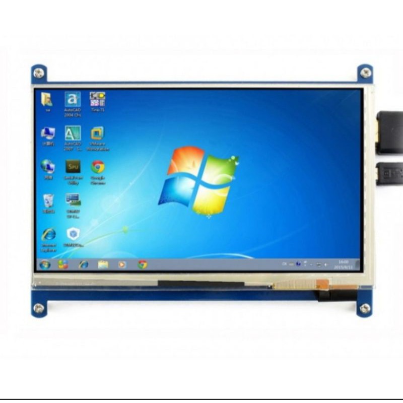 LCD WAVESHARE 7" CAPACITIVE TOUCHSCREEN TIPE C FOR RASPI