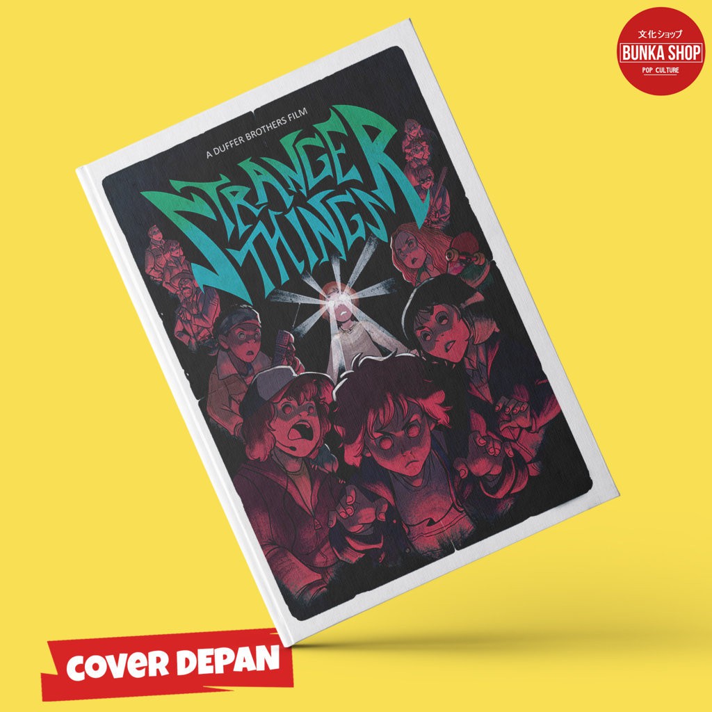 

Terlaris ✨ - Notebook Stranger Things 3A Hardcover A5 Buku Tulis Catatan Note Agenda Planner Jurnal3.1.23