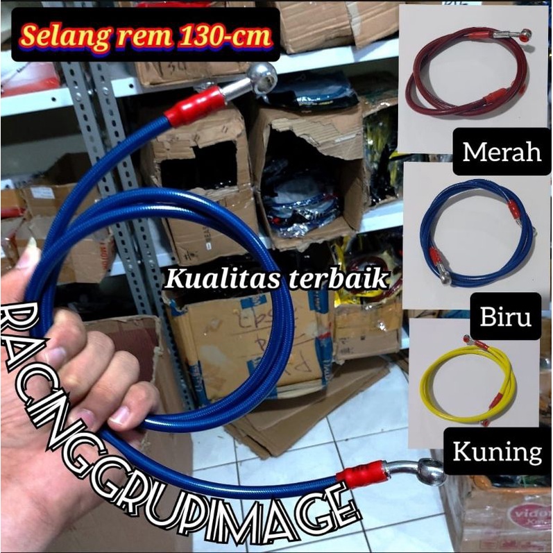 Selang Rem Depan Variasi Panjang 130Cm - Universal