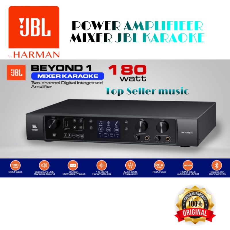 JBL AMPLIFIER KARAOKE JBL BEYOND1/ BEYOND-1 ORIGINAL AMPLIFIER POWER MIXER KARAOKE