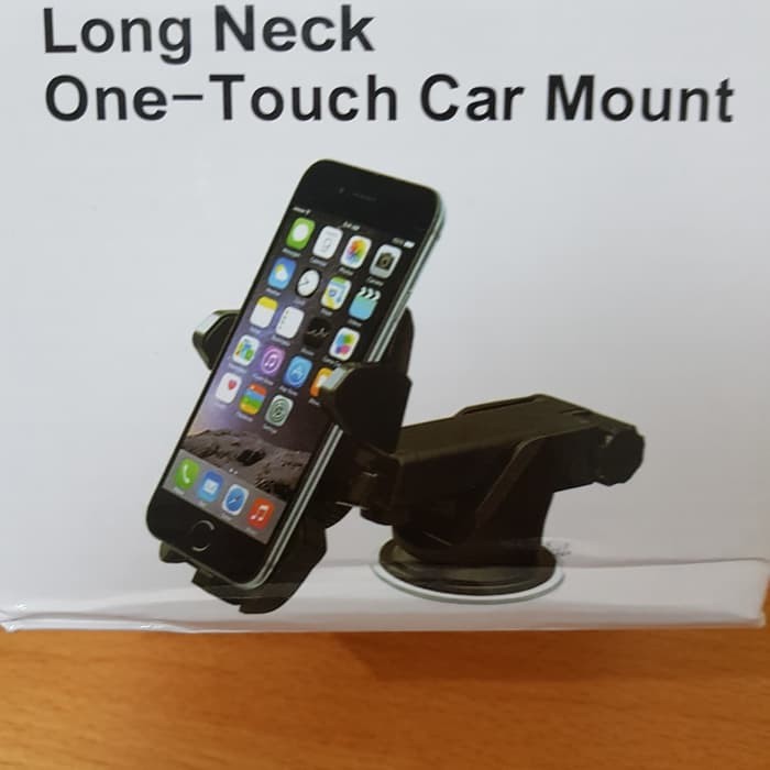 Penjepit HP dimobil (car Phone holder HP dashboard mobil long neck robot remax) - CHD