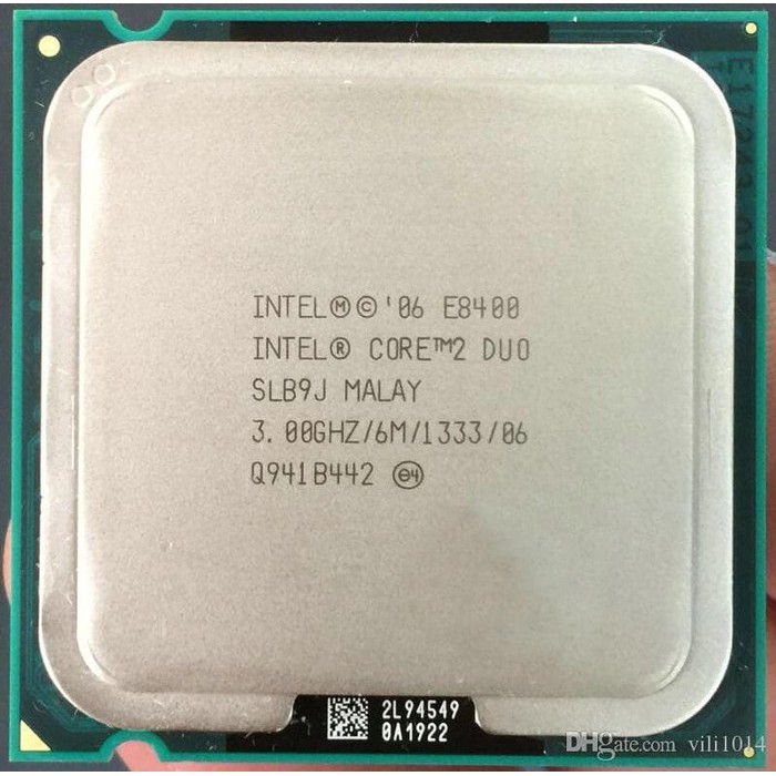 Processor intel Core 2 Duo E8400 Tray + FAN Socket 775 Garansi 1 Tahun