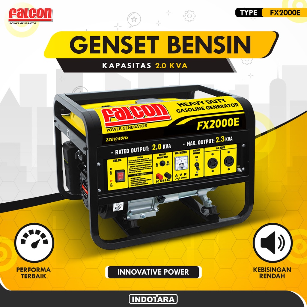 Genset Bensin Gasoline Falcon 2 Kva