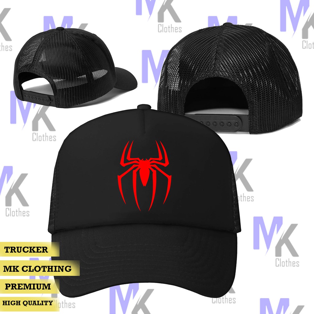 TOPI TRUCKER JARING SPIDERMAN PREMIUM - MKCLOTHES