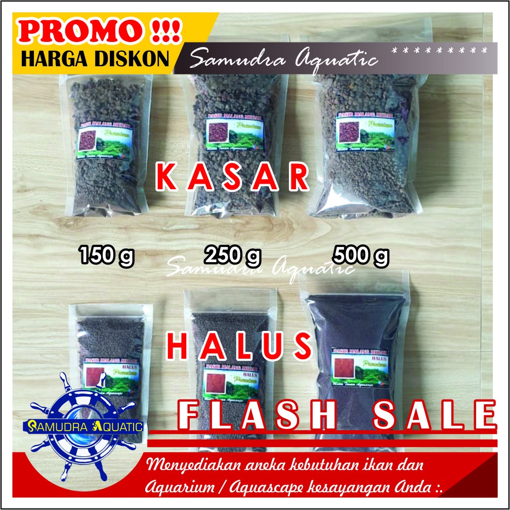 Pasir Hias MALANG MERAH 500gr, Pasir Merah Malang Pasir Aquarium Aquascape KEMASAN PREMIUM