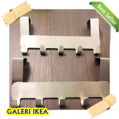 BORG Rak Besi Hanger Gantungan Baju Hanger Pintu Praktis pengait bahan baja tahan karat IK34 Gantung