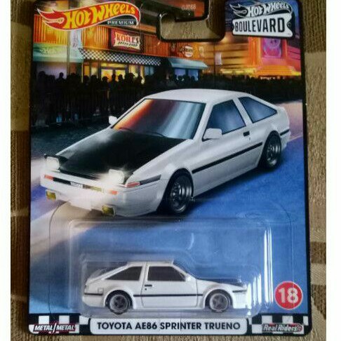 Hotwheels Premium Boulevard Toyota AE 86