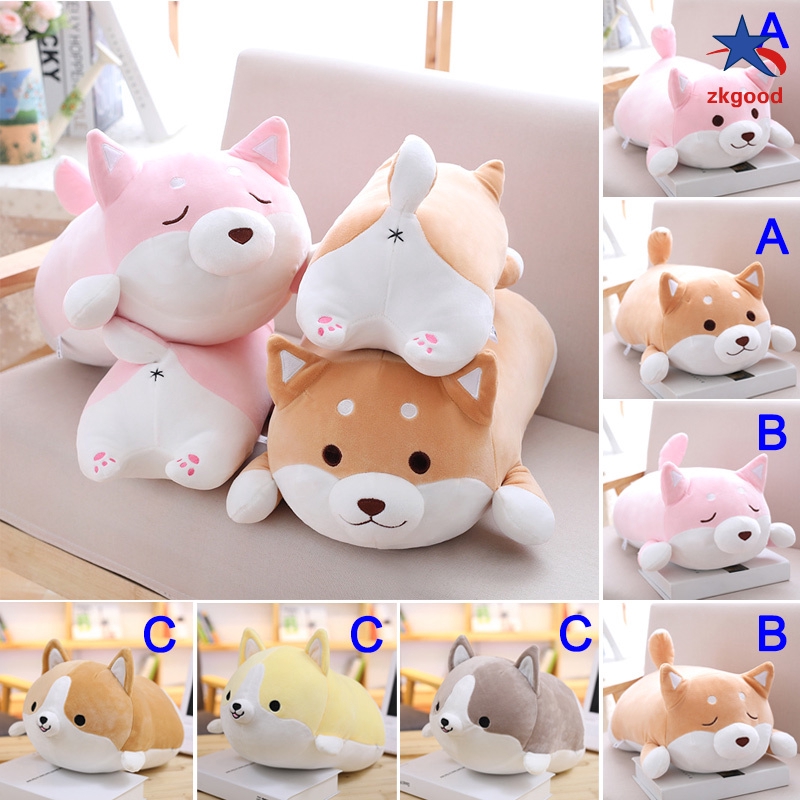 Boneka Plush Kartun Anjing Shiba Inu Ukuran 30 45 50cm