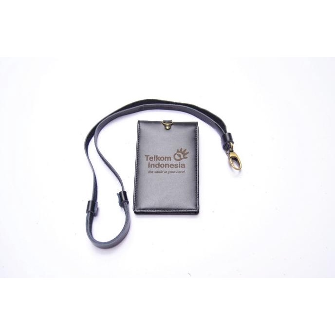 

Office & Stationery | Document Organizer | Id Card Holder Logo Telkom Kulit Asli | Best Seller
