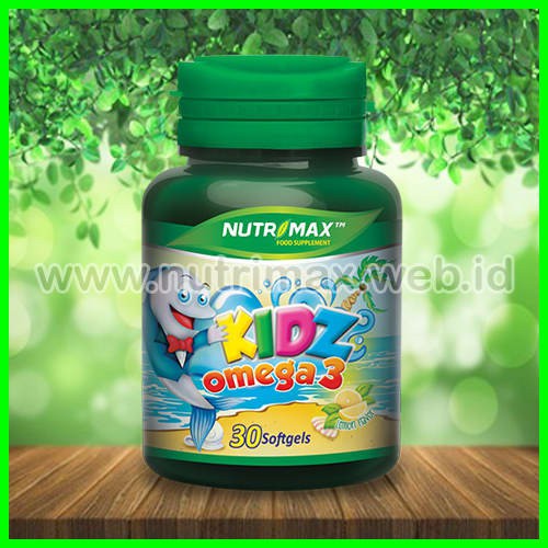 Nutrimax Kidz Omega 3 Isi 30 Vitamin Omega3 Minyak Ikan Salmon Untuk Buat Otak Bayi Anak Kids Kid