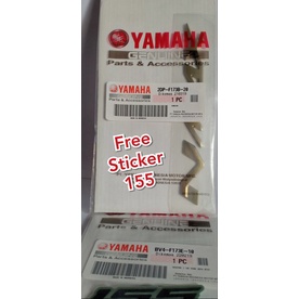 Unik Logo Emblem Nmax Gold Original