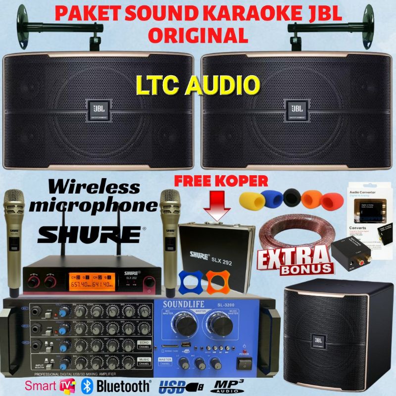 Paket Sound Karaoke JBL 10 Inch + Subwoofer JBL 12 Inch Original ( LUXURY II )