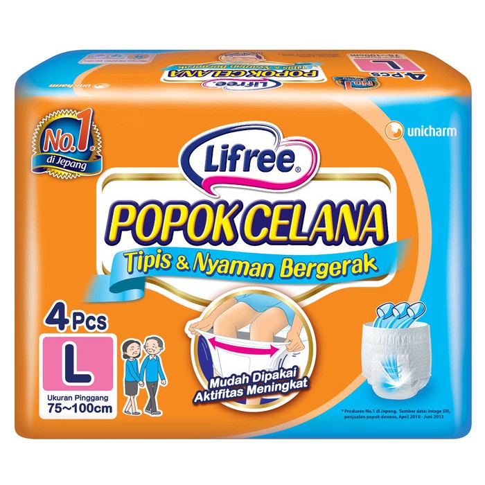 LIFREE POPOK CELANA TIPIS &amp; NYAMAN M5 / POPOK DEWASA