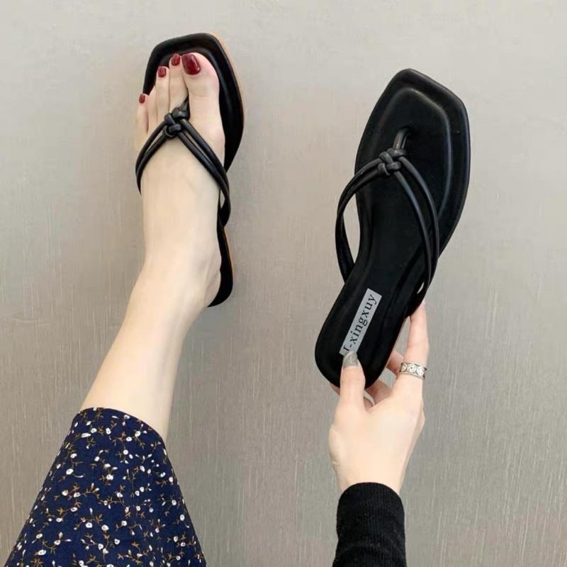 Sandal Flat Wanita Jepit Kupat