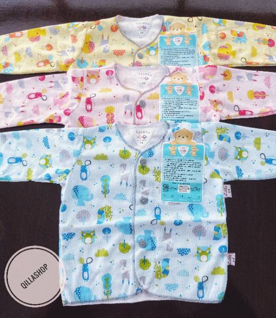 Baju bayi Libby (3 pcs) 0-3, 3-6bln