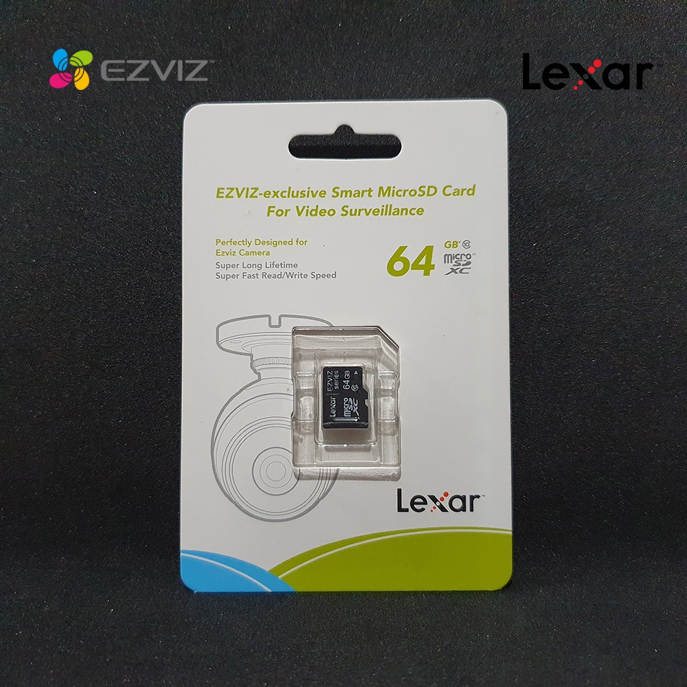 Ezviz MicroSD Card 64GB Class 10 Lexar Memory