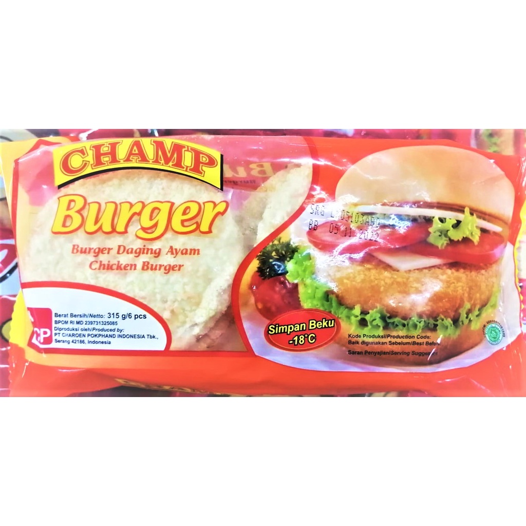 

Champ Chicken Burger 315gr