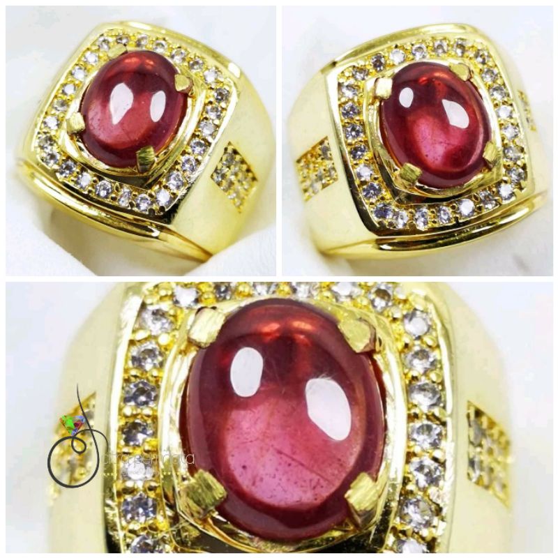 Batu permata Ruby pigeon Blood kristal
