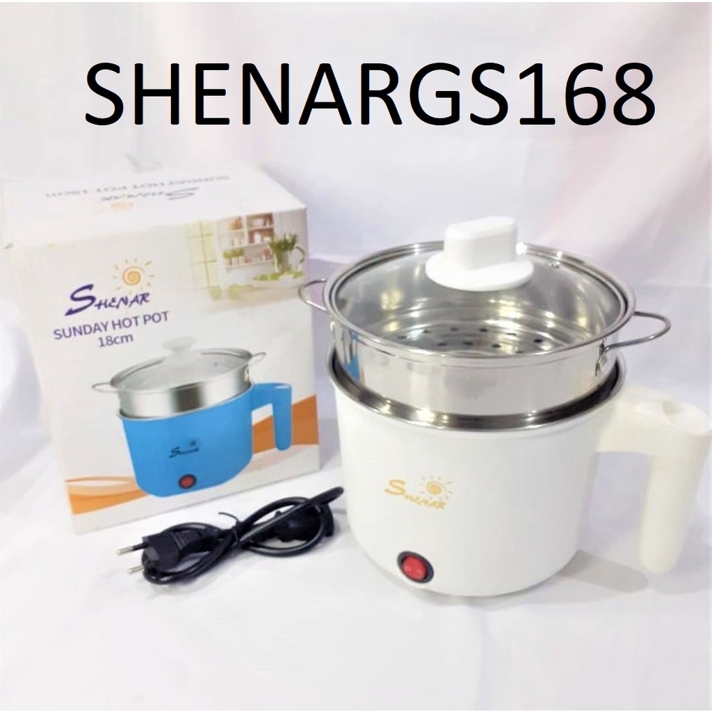 TERBARU-SHENAR SUNDAY HOTPOT - Panci Elektrik Fashion - Cooking Pot Steamer Multifungsi