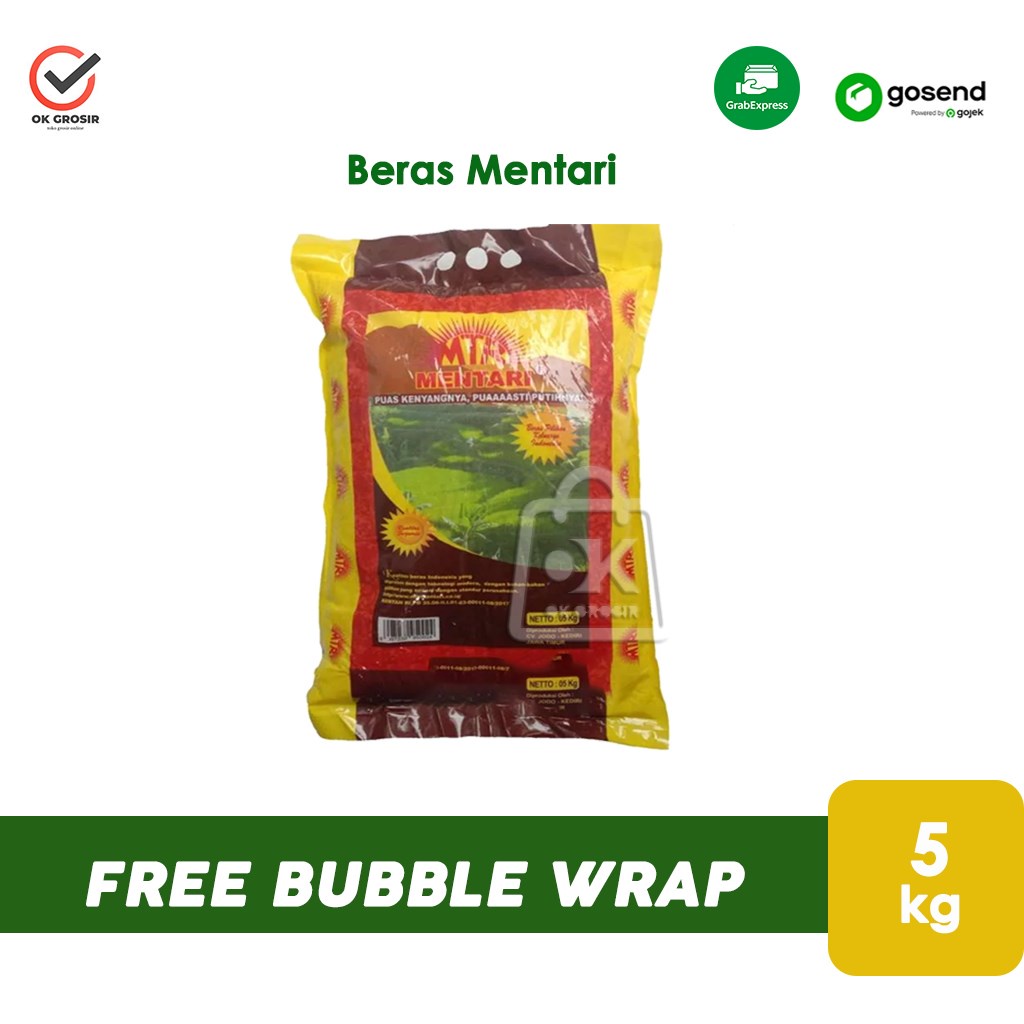 

Beras Mentari 5kg (KHUSUS INSTANT)