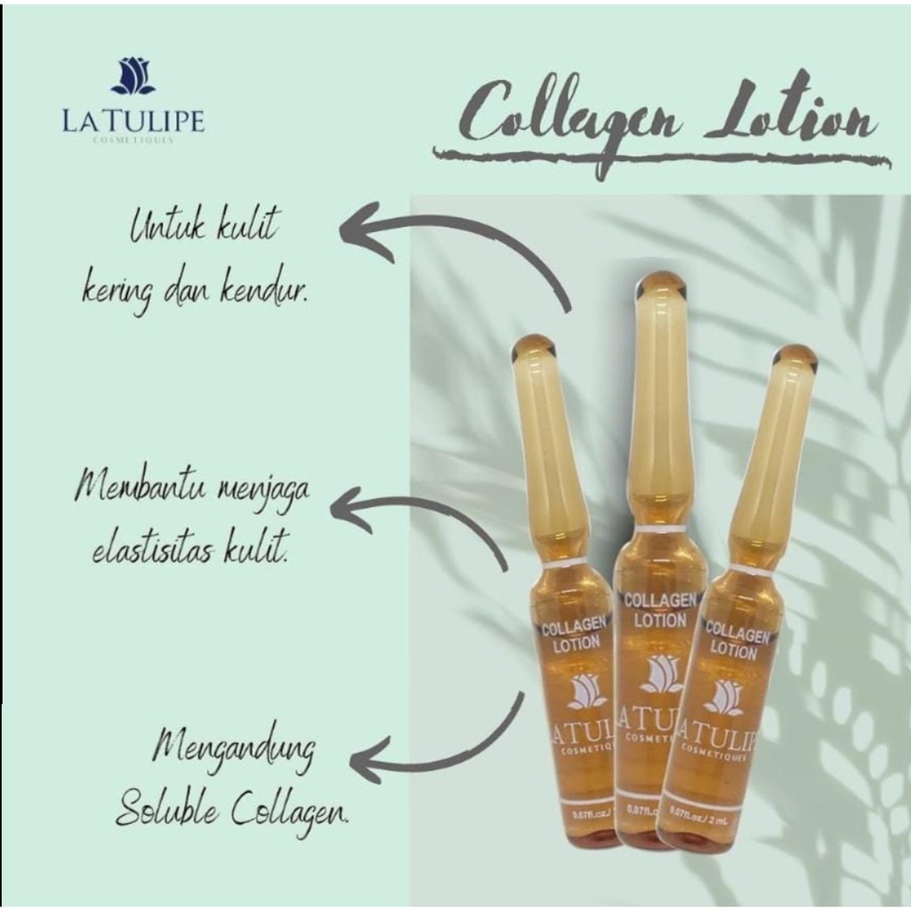 LA TULIPE collagen lotion isi 6 ampul @2ml