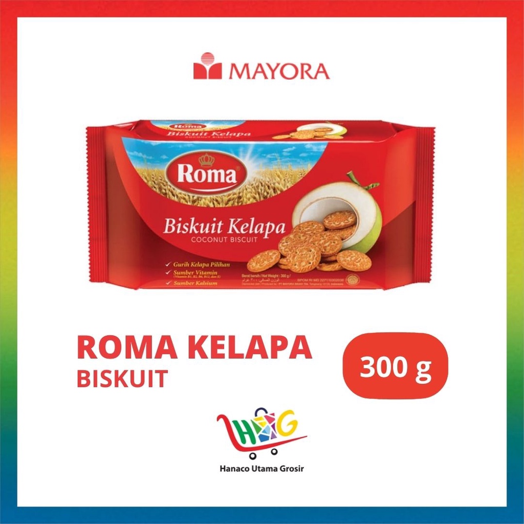 Roma Biskuit Kelapa 300 gr [ 1 PCS ]