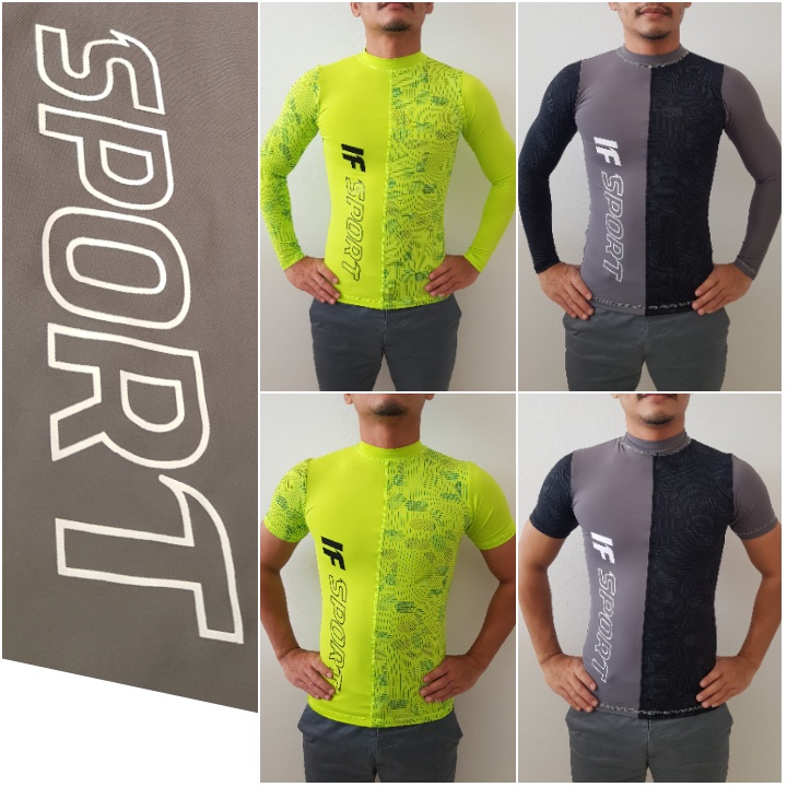BAJU SENAM PRIA/ BAJU AEROBIC/ BAJU OLAHRAGA PRIA/ATASAN OLAHRAGA PRIA/ BS IF PRIA TWOTONE
