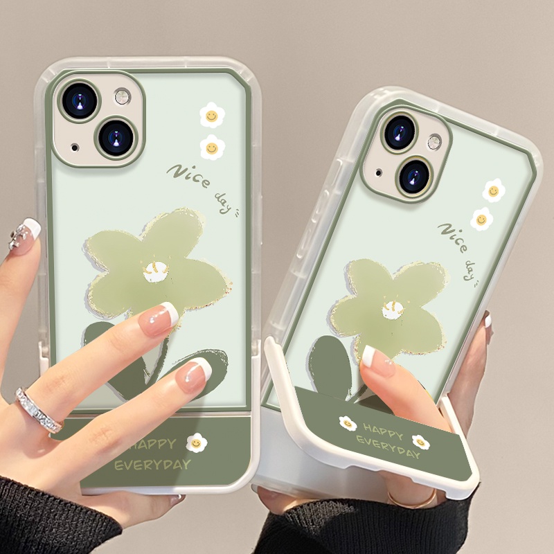 Soft Case TPU Transparan Motif Bunga Untuk iPhone 13 12 Pro Max 11 XS XR X 8 7 6S Plus