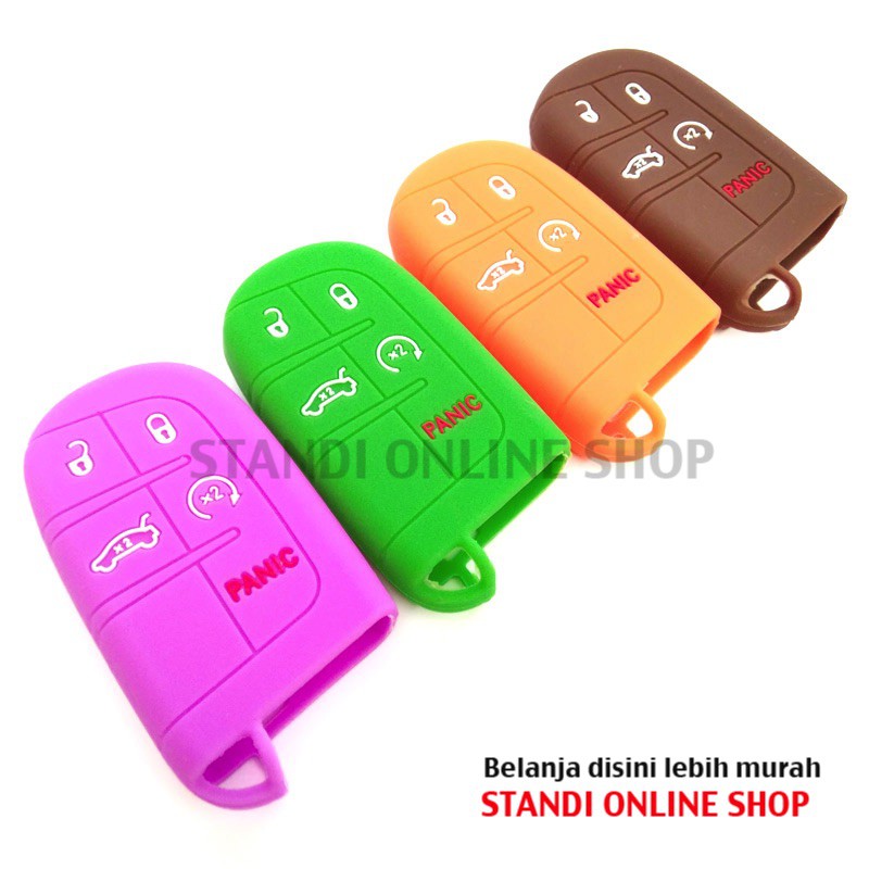 Kondom Kunci Silikon Remote Keyshirt JEEP CHEROKEE