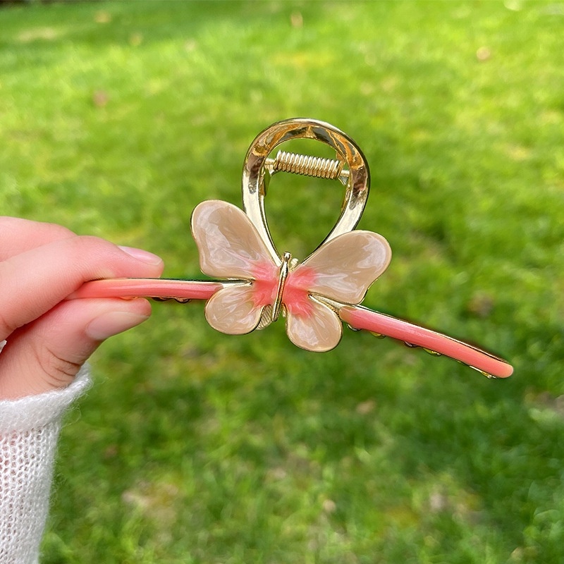 Jepit Rambut Model Kupukupu Bahan Metal Untuk Wanita 2022