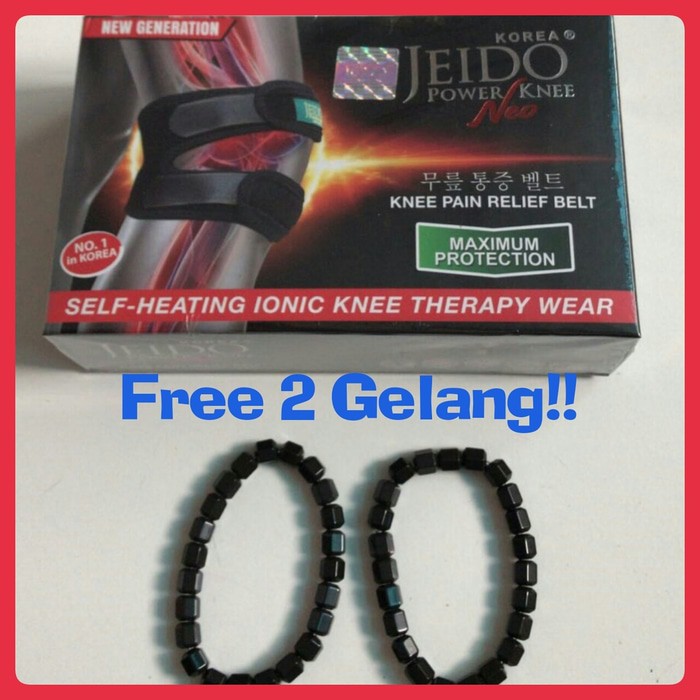 Jeido Power Knee Neo / Promo Bonus 2 Gelang / Jeido Power Knee Baru