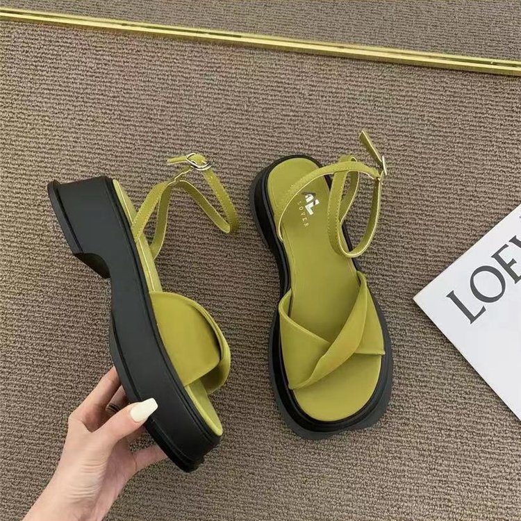 M87 Sandal hak tinggi wanita, sepatu wanita, must-have panas,tinggi 5CM