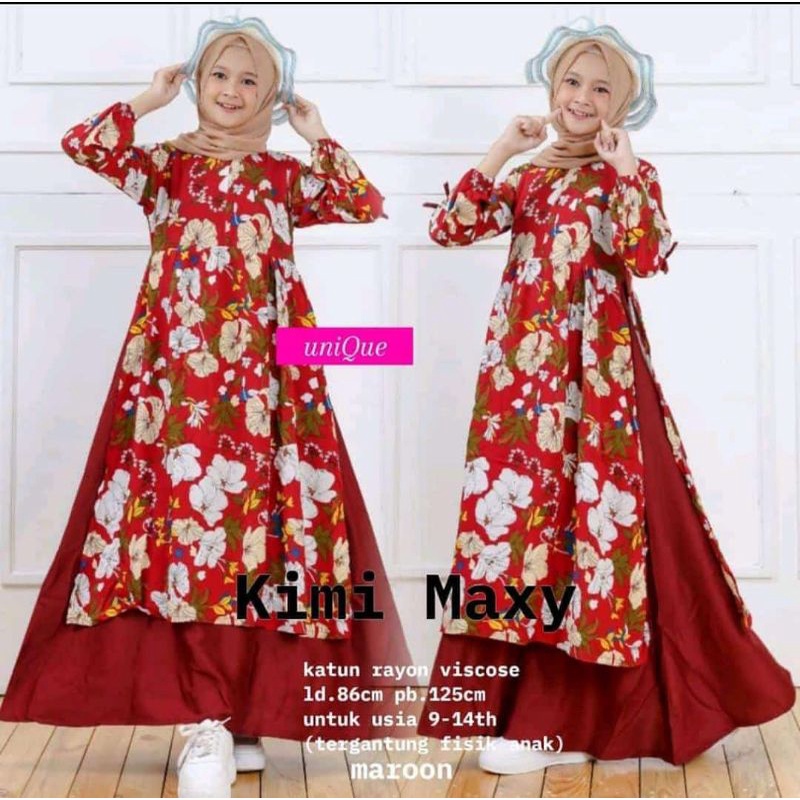 KIMI MAXI/GAMIS/DRESS ANAK - ANAK