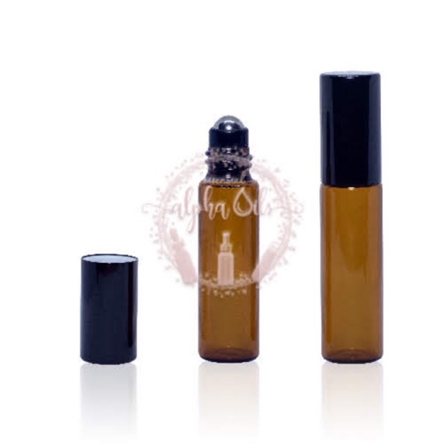 Sale Oilers Botol Roller Roll On Bottles 5ml Kaca Amber Import - Tutup Hitam GADa0gCVxObOy