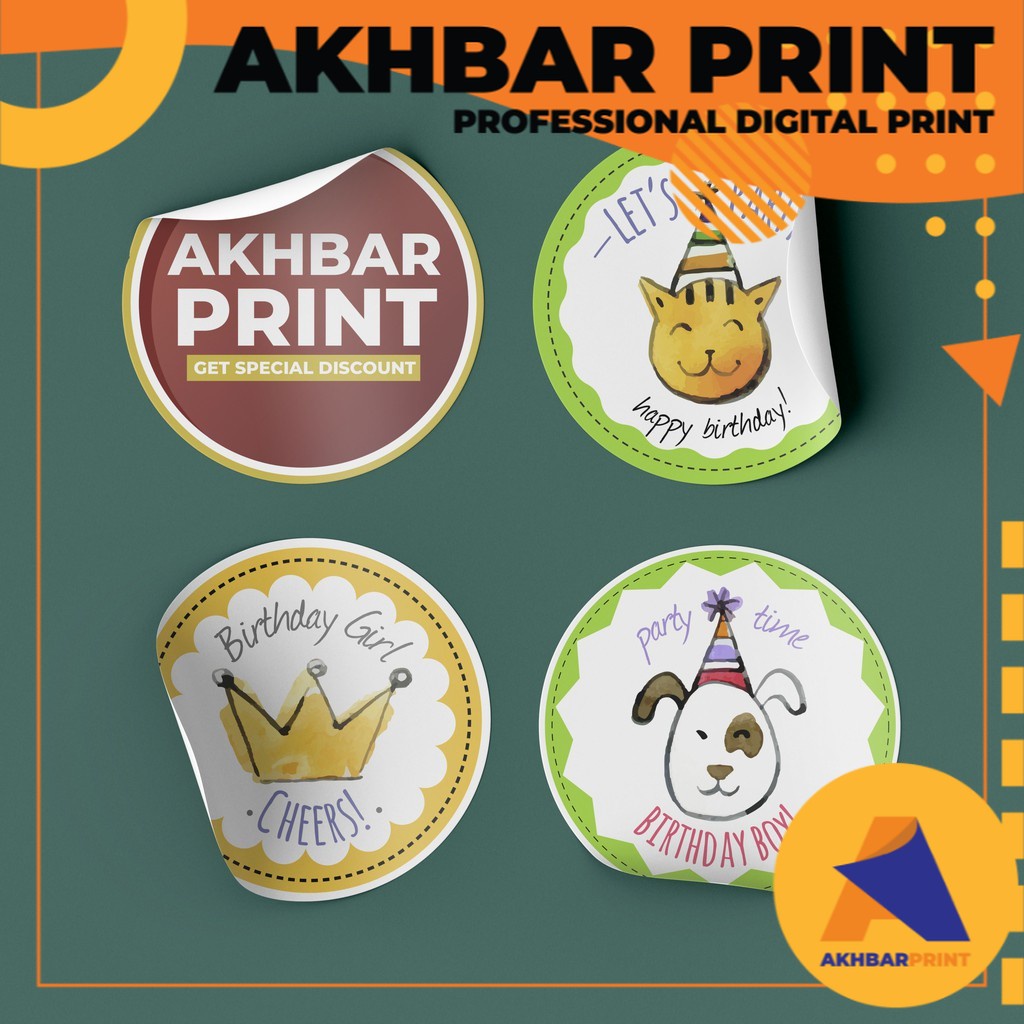 

Cetak Stiker Cromo Ulang Tahun Ukuran A3 Label Ulang Tahun Stiker Birthday - AKHBAR PRINT