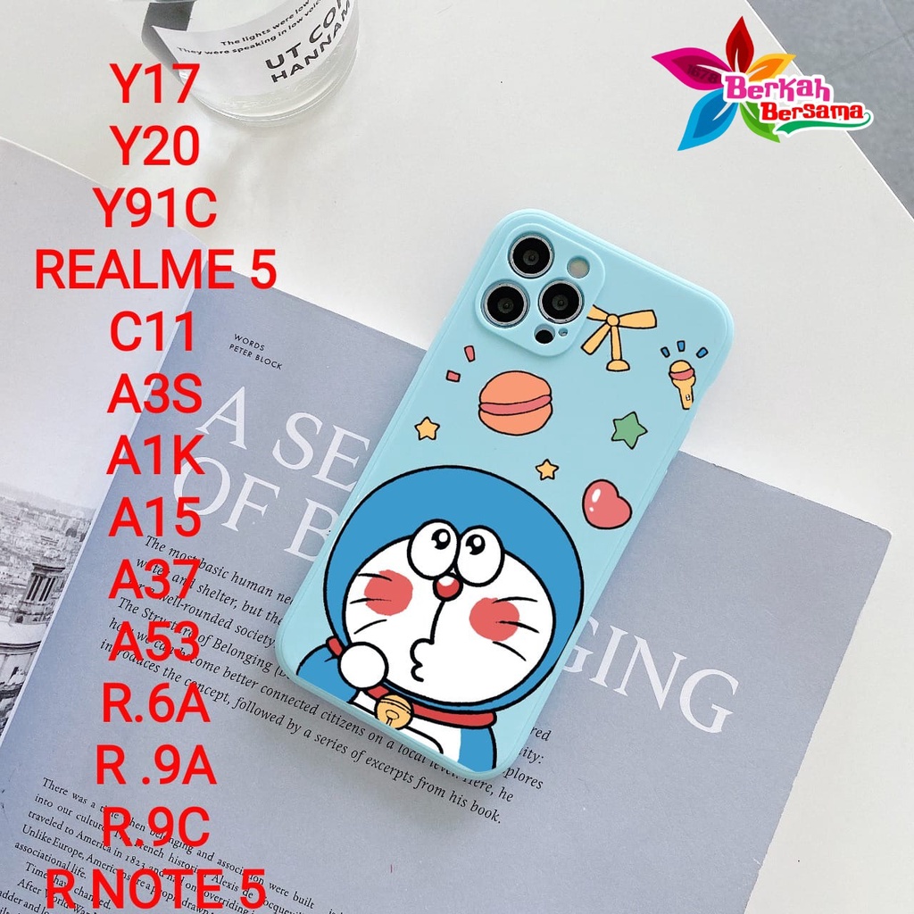 SS007 case DORAEMON oppo A9 A5 2020 A31 a8 A52 A92 A53 A33 2020 Reno 4 Reno 4f f17 pro A15 BB4491