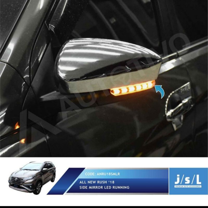 mirror running signal lamp all new Rush/ Terios  2018-2022  LED lampu kaca spion jsl