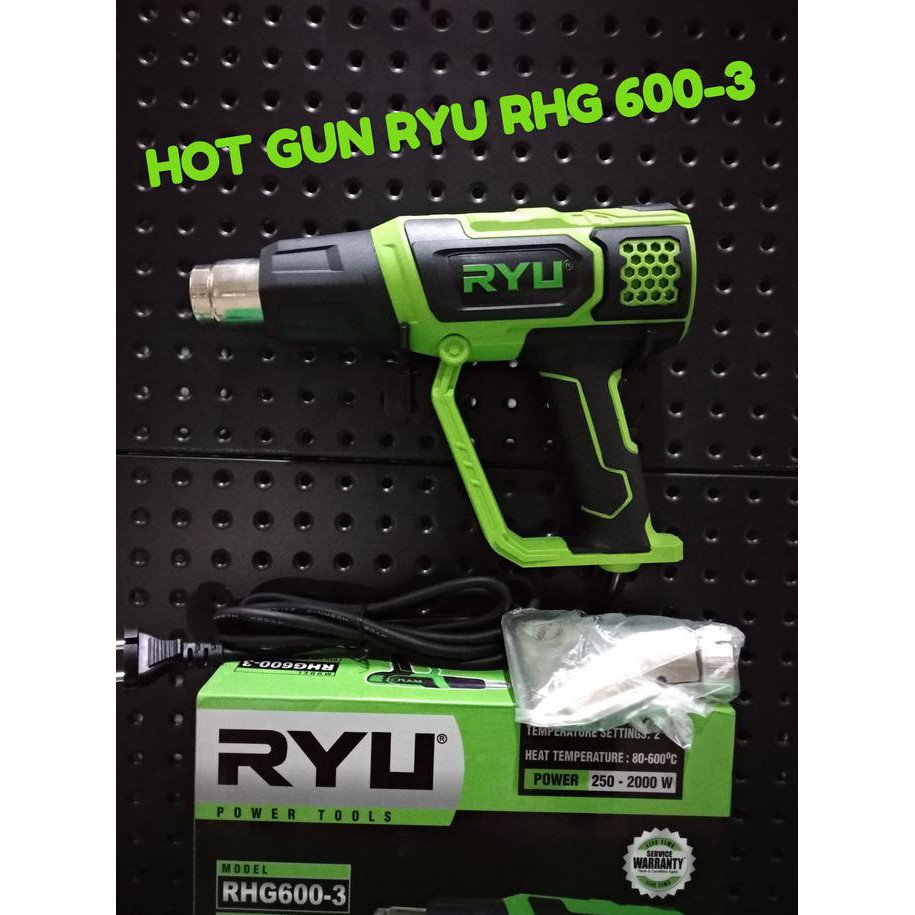 HOT GUN RYU RHG 600-3 - HEAT GUN RYU - PISTOL PEMANAS