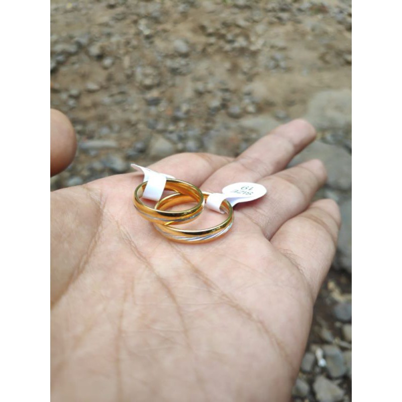 Cincin couple ukir nama