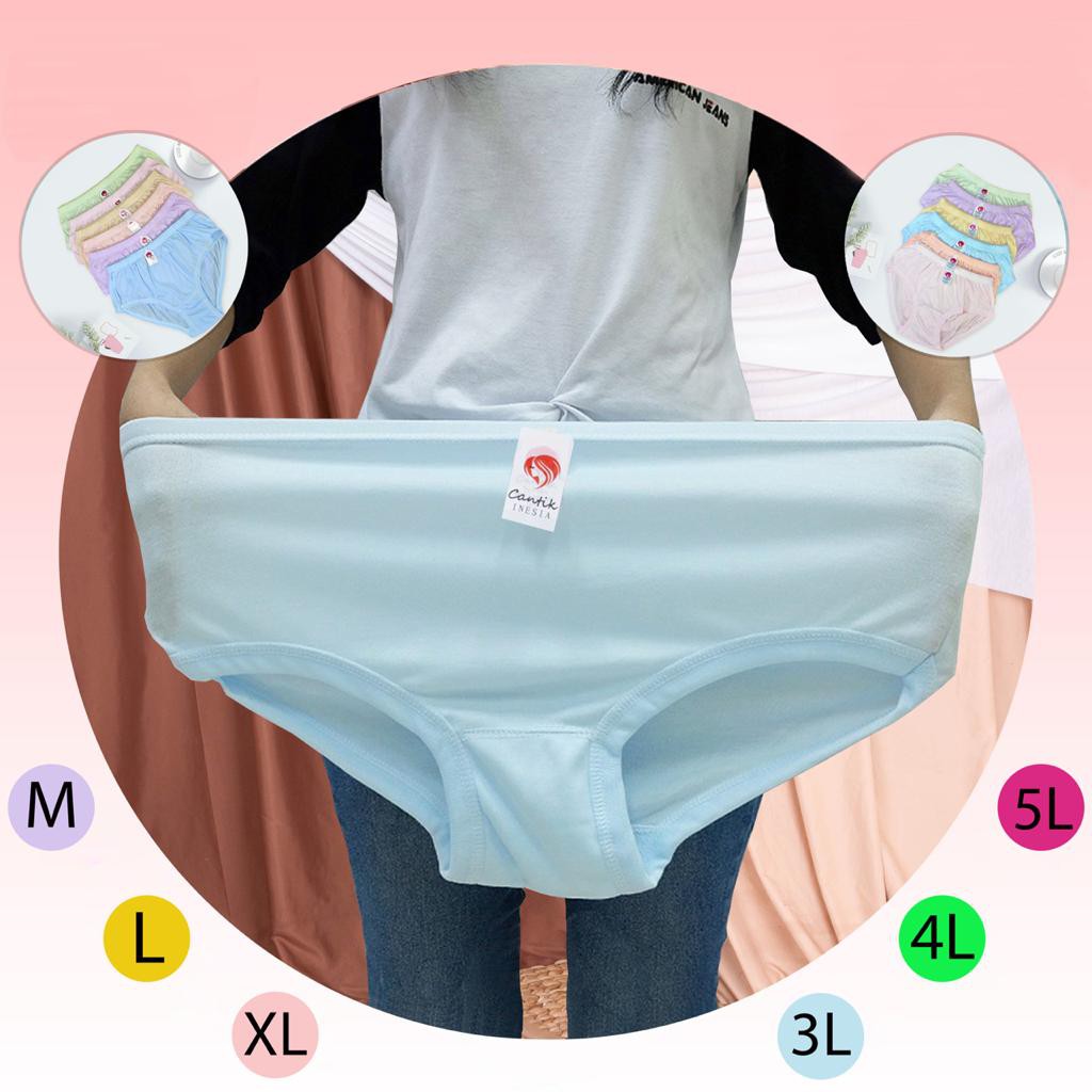 VS - Celana Dalam Wanita Katun CD BUMIL JUMBO SIZE / CD Jumbo /  IBU HAMIL CD WANITA CANTIK INESIA